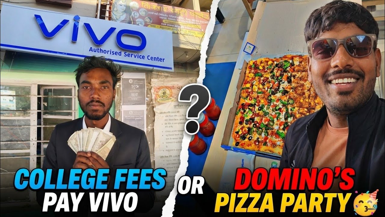 College Masti ke Baad Vivo Service Centre & Domino’s Party | Daily Vlog 😍🍕
