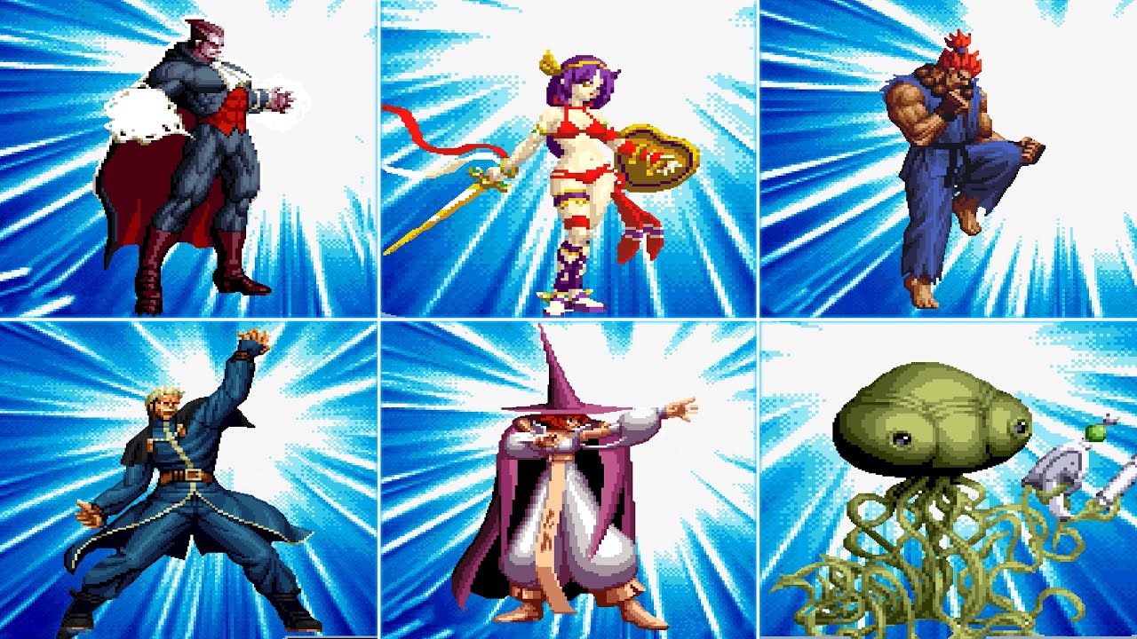 SVC Chaos: SNK vs Capcom - All Super Special Moves & Exceed