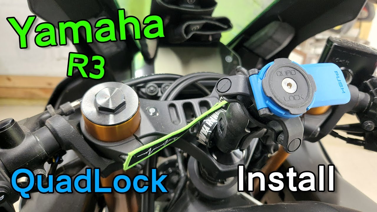 2019 Yamaha R3 QuadLock Install