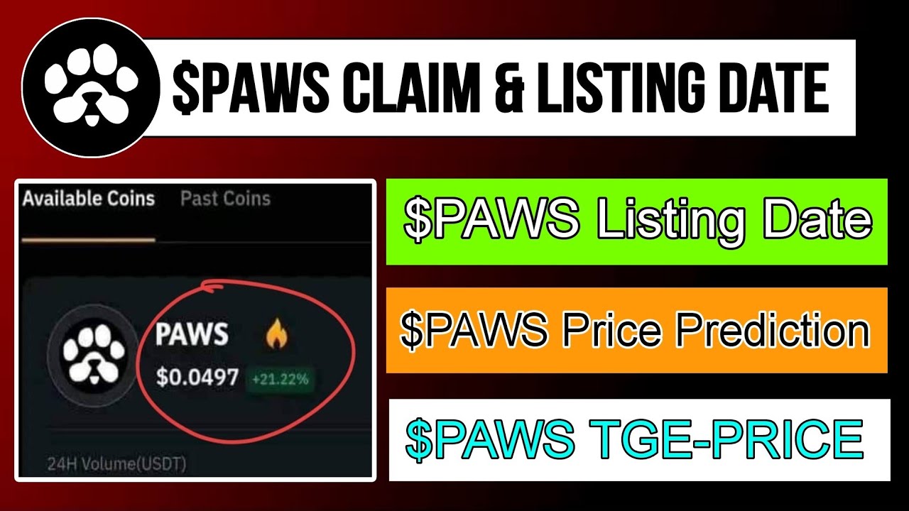 Paws Airdrop Listing Date - Paws Airdrop Price Prediction - Paws Airdrop Claim - Free Crypto Airdrop