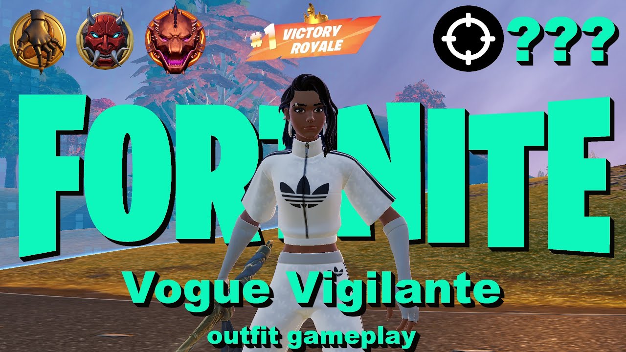 Fortnite - Vogue Vigilante outfit gameplay - Victory Royale Solo - Zero Build