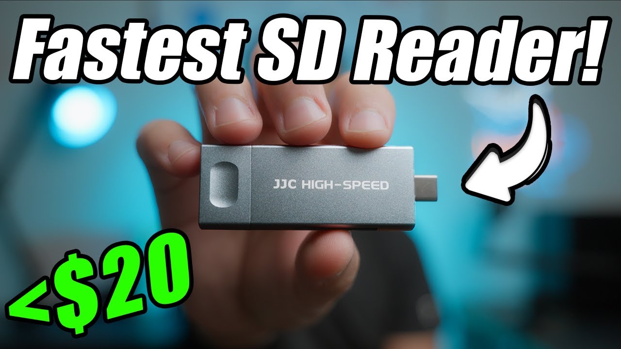 Speed Up Your Workflow with the JJC SD Card Reader!