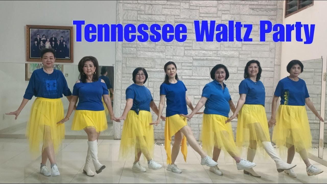 Tennessee Waltz Party Line Dance (demo & count)