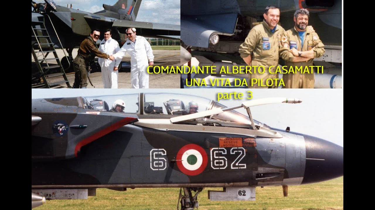 COMANDANTE ALBERTO CASAMATTI -  L'addio all' F-104 e l'arrivo del TORNADO - parte 3