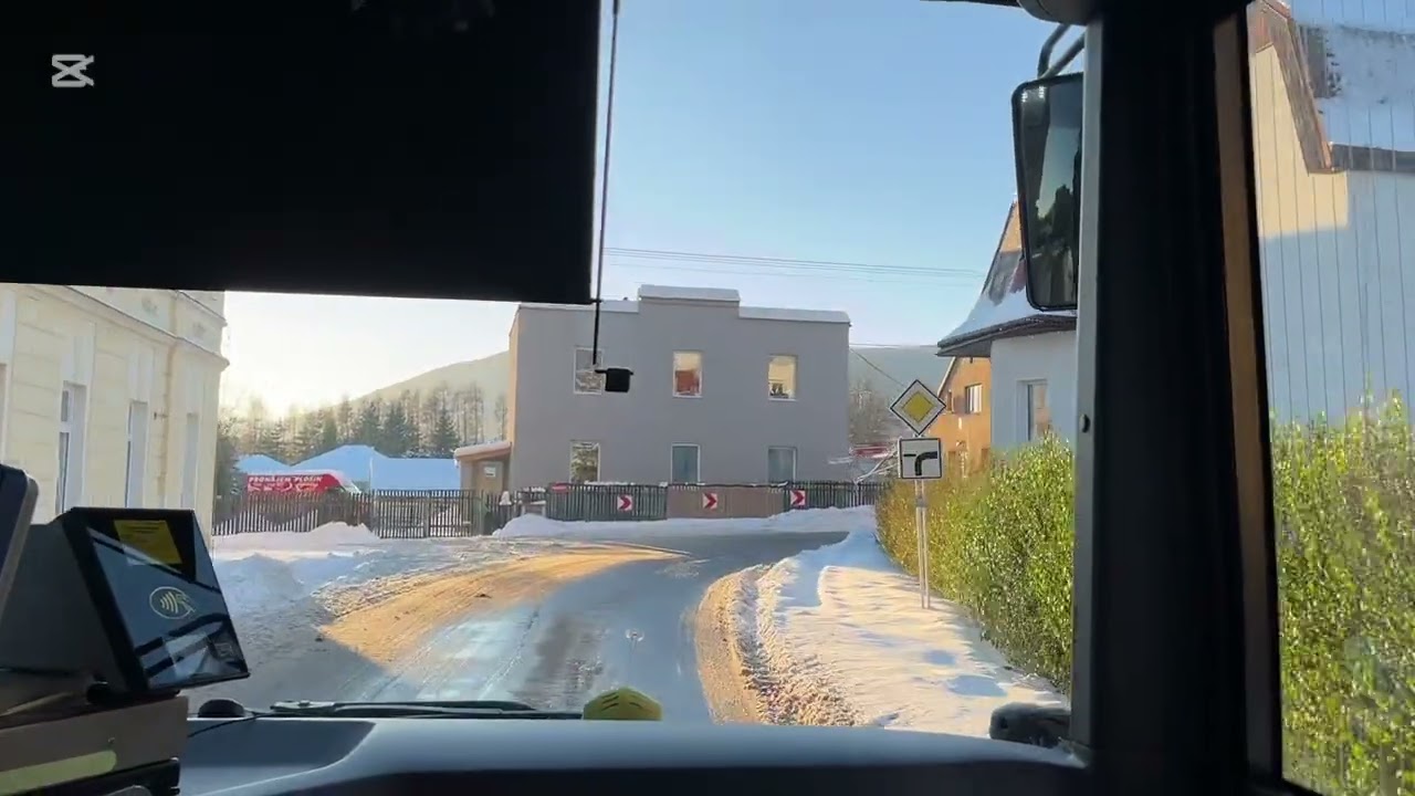 [Doprava Teplice - DÚK] Jízda autobusem IVECO CROSSWAY LE 12M na lince 493.
