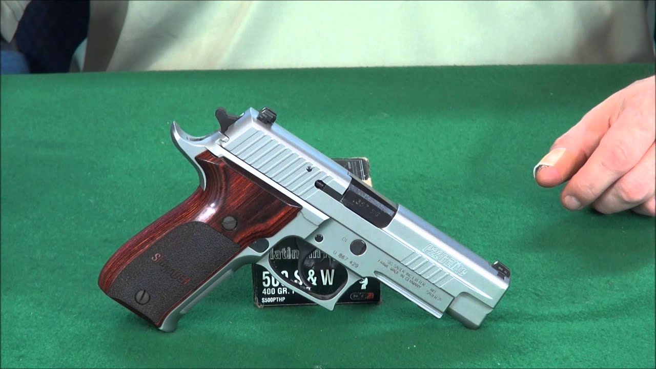 Sig Sauer P226 Elite 357 SIG Review weaponseducation