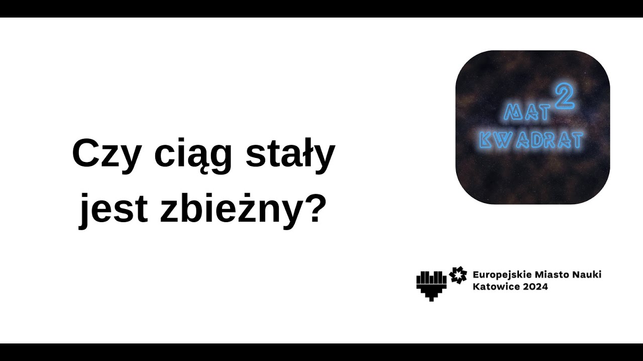 Czy ciąg stały jest zbieżny?