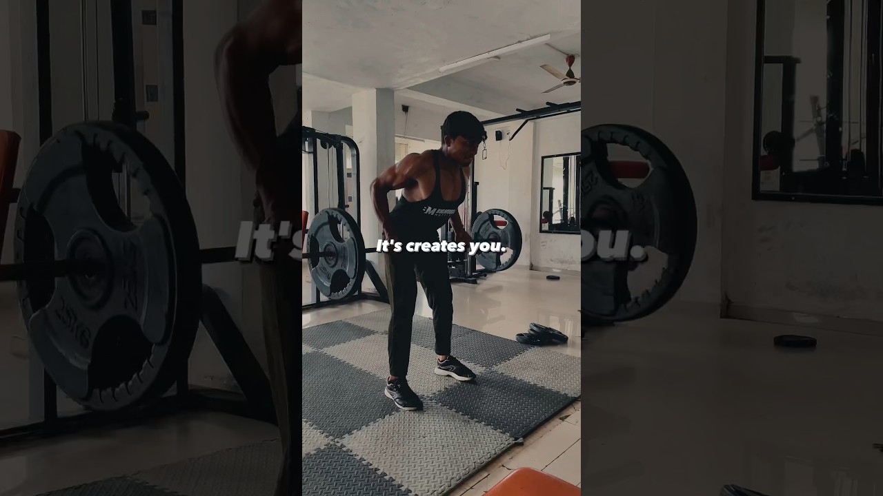 It's creates you.#sorts #youtubeshort #bodybuilding #fitnesslife #motivation #fitnessmotivation