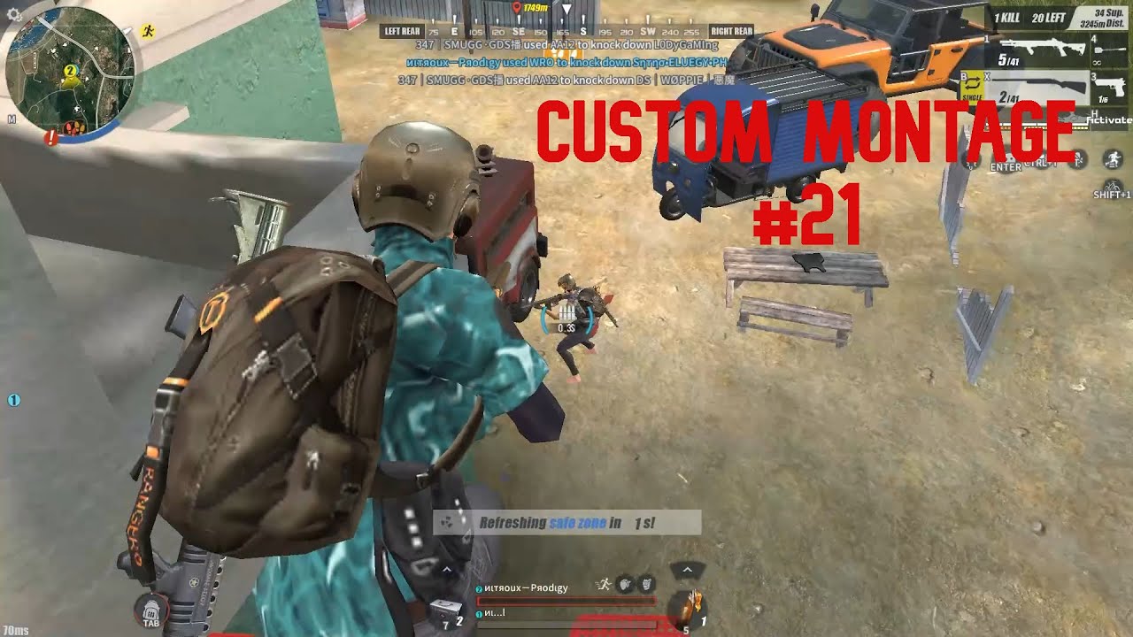 1K SUBS MONTAGE | CUSTOM MONTAGE | Rules Of Survival