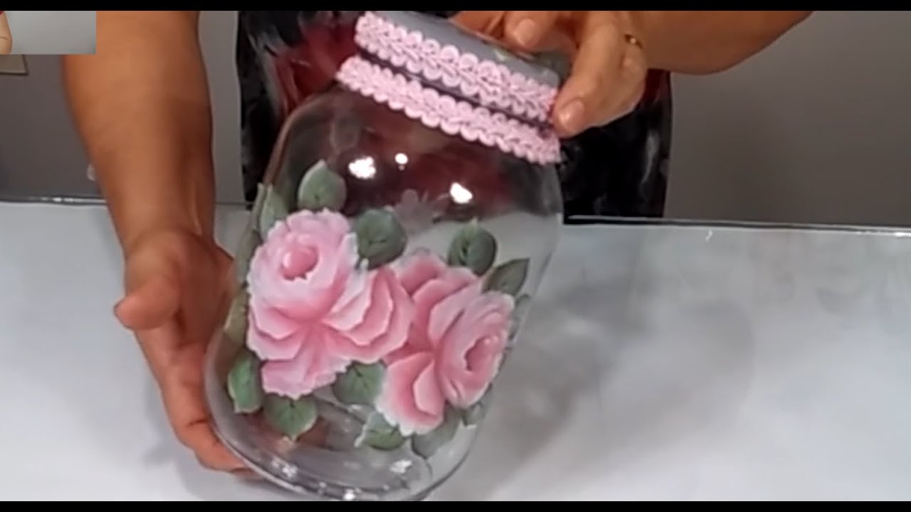 SURPREENDENTE!!!! Como colei papel direto no vidro -  DIY