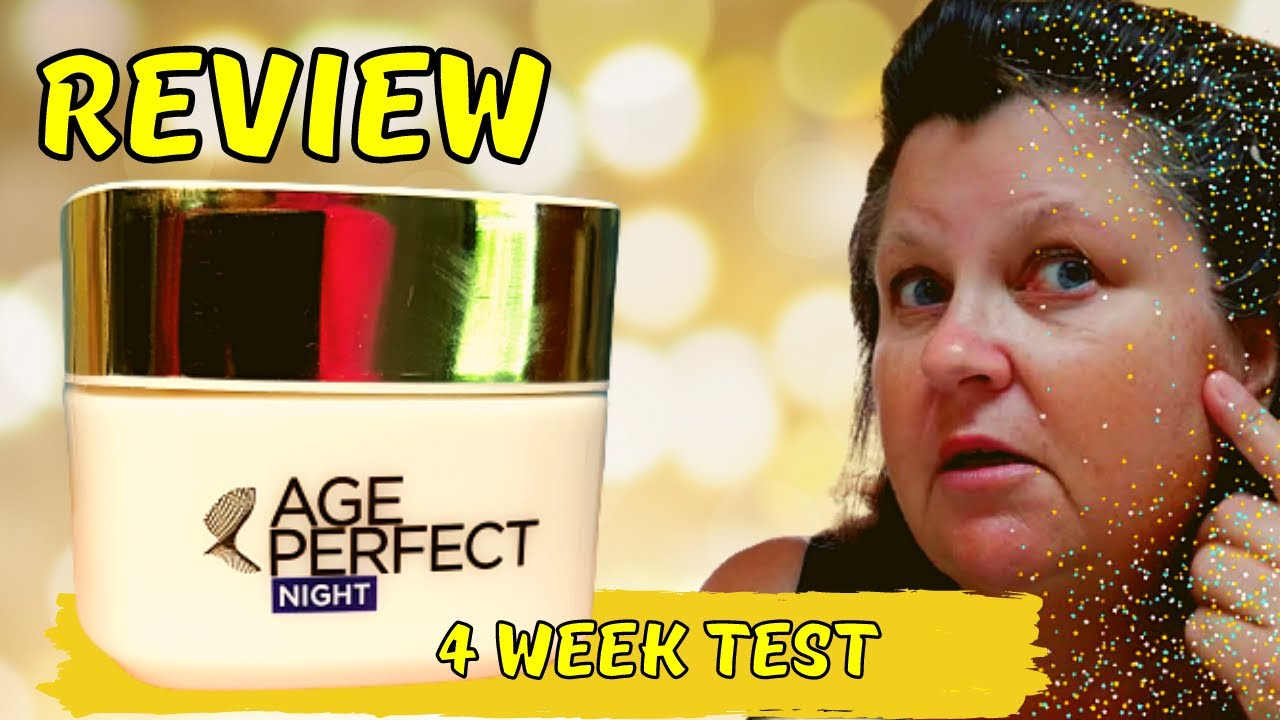 REVIEW | Loreal AGE PERFECT night cream for mature skin 50+.
