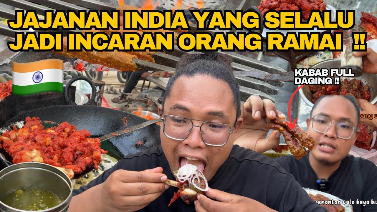 SIKAT JAJANAN GROBAKAN PINGGIR JALAN INDIA‼️SEMUANYA DICIPTAKAN DENGAN SENTUHAN NIKMAT‼️