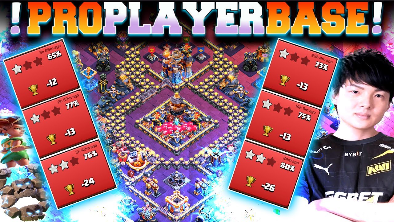 NEW TH18 PRO PLAYER LEGEND BASE COPY LINK | TH18 ANTI METEOR GOLEM BASE | BEST TH18 WAR & CWL BASE