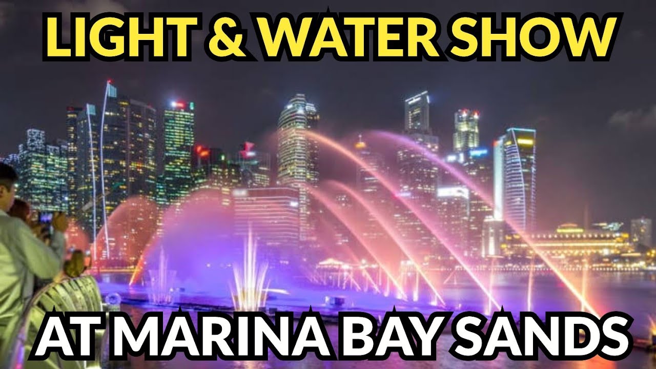 PERTUNJUKAN SPECTRA - A LIGHT & WATER SHOW DI MARINA BAY SANDS