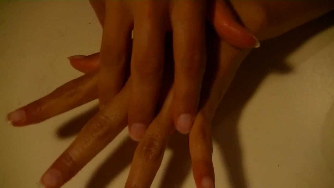 Gentle hands creaming with soft movements and voice ASMR