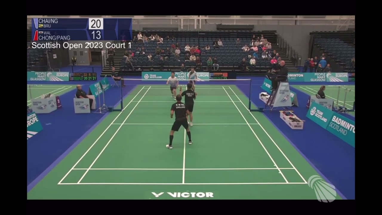 Scottish Open 2023｜MD Qualification Round 1｜Chai Chee Hou/Ka Wai Ng Vs Paak Yee Chong/Victor Pang