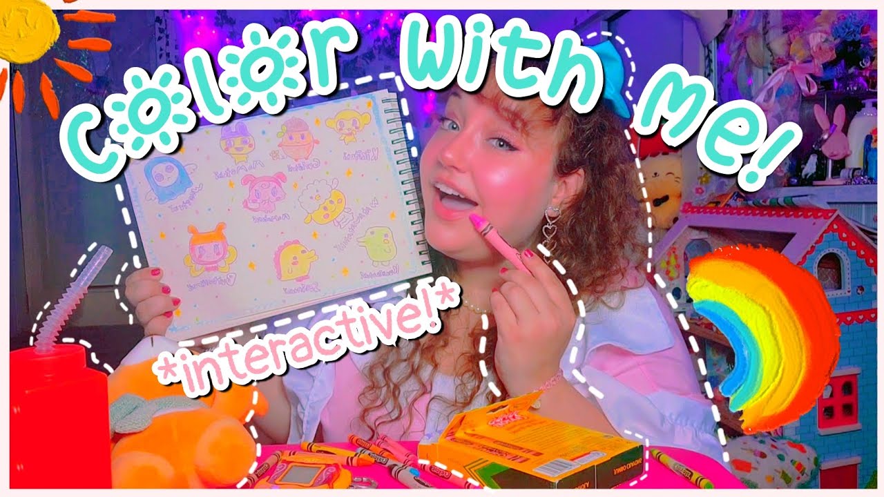 🌈 Draw Tamagotchis With Me! 🖍 *interactive!* Playdate 💗