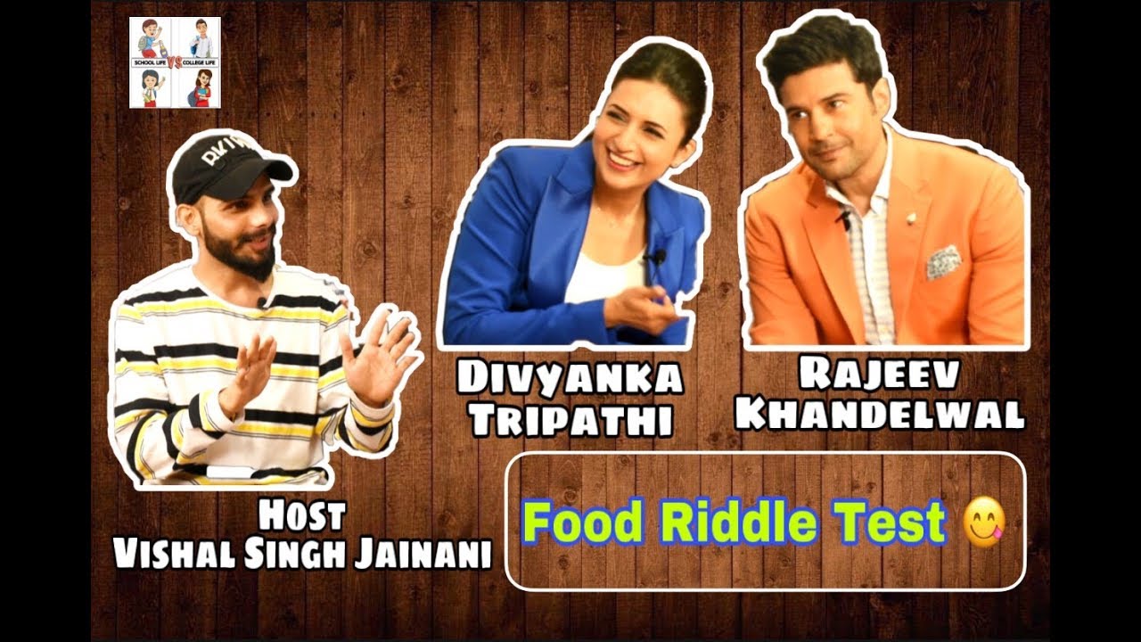 Food Riddle Test With Divyanka Tripathi Rajeev Khandewal | Coldd Lassi Aur Chicken Masala ALTBalaji