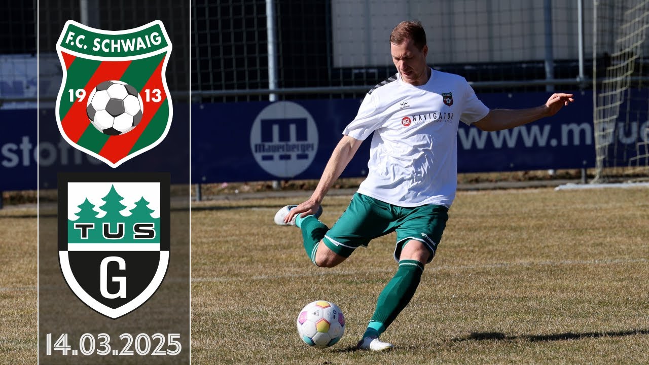 FC Schwaig vs. TuS Geretsried 14.03.2025 Landesliga Südost 24/25