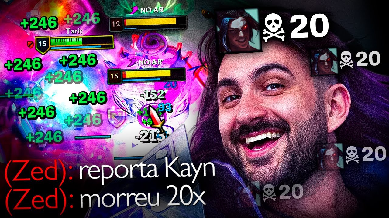 MORREU 20X PRO TARIC JUNGLE E O TIME DELE TILTOU KKKKKKKKK