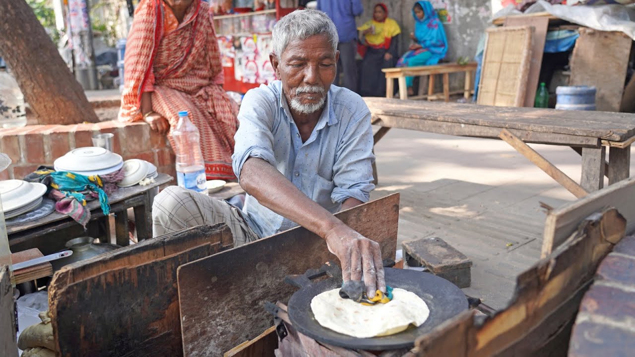 The Old Man and the Bread! If you buy his Street Food, he will make a living!
