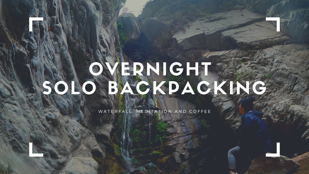 Overnight Solo Backpacking - Waterfall, Meditation and Coffee - Millard Campground, CA アラフィフのソロキャンプ