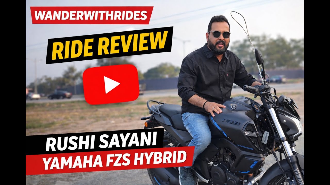 Yamaha FZS Hybrid Ride Review 🔥 Real Mileage, Comfort & Honest Opinion | WanderWithRides