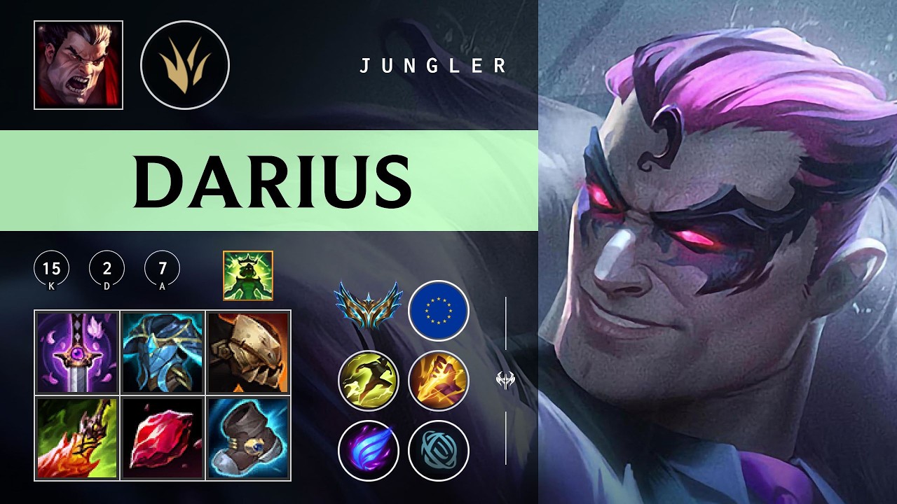 Darius Jungle vs Qiyana - EUW Challenger Patch 26.05