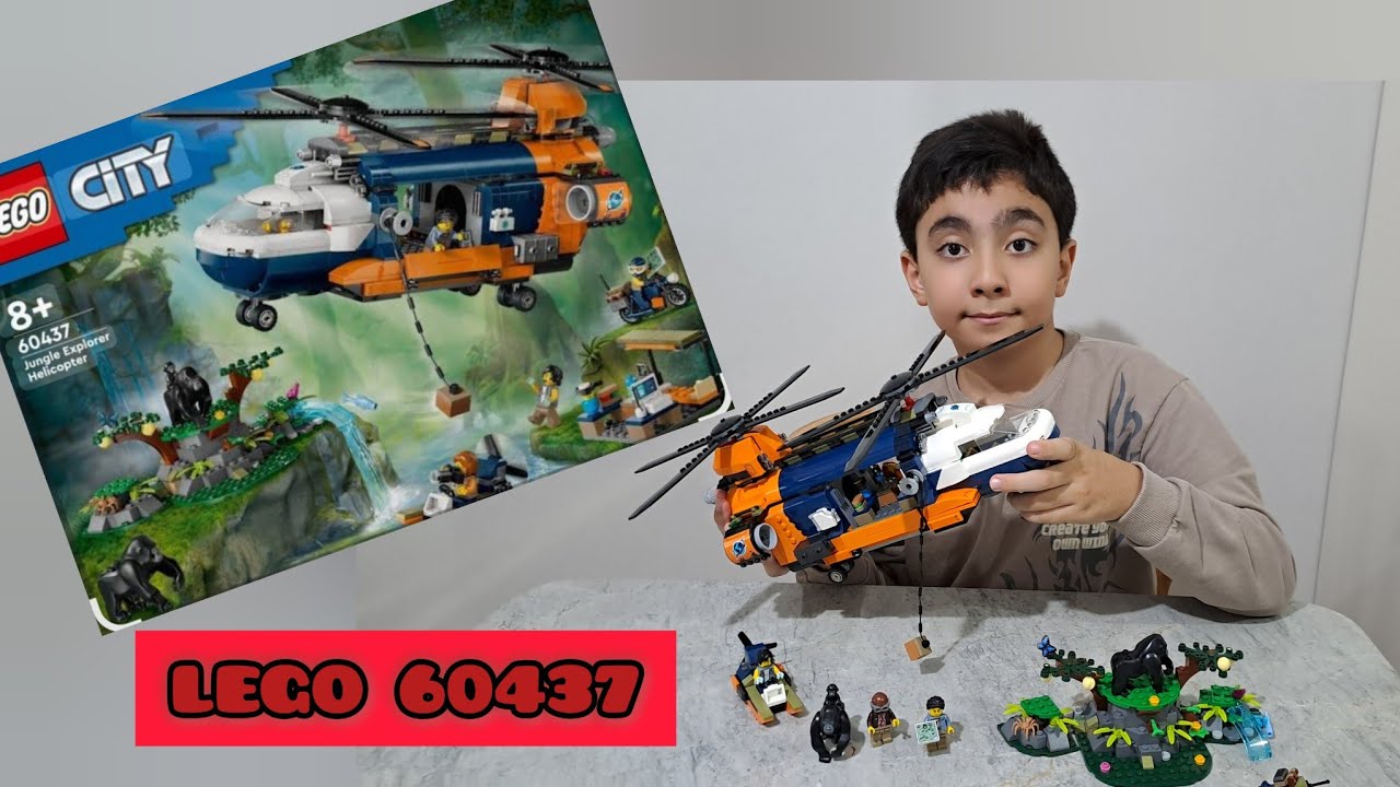 LEGO City 60437 Build! Jungle Explorer Helicopter Mission!”
