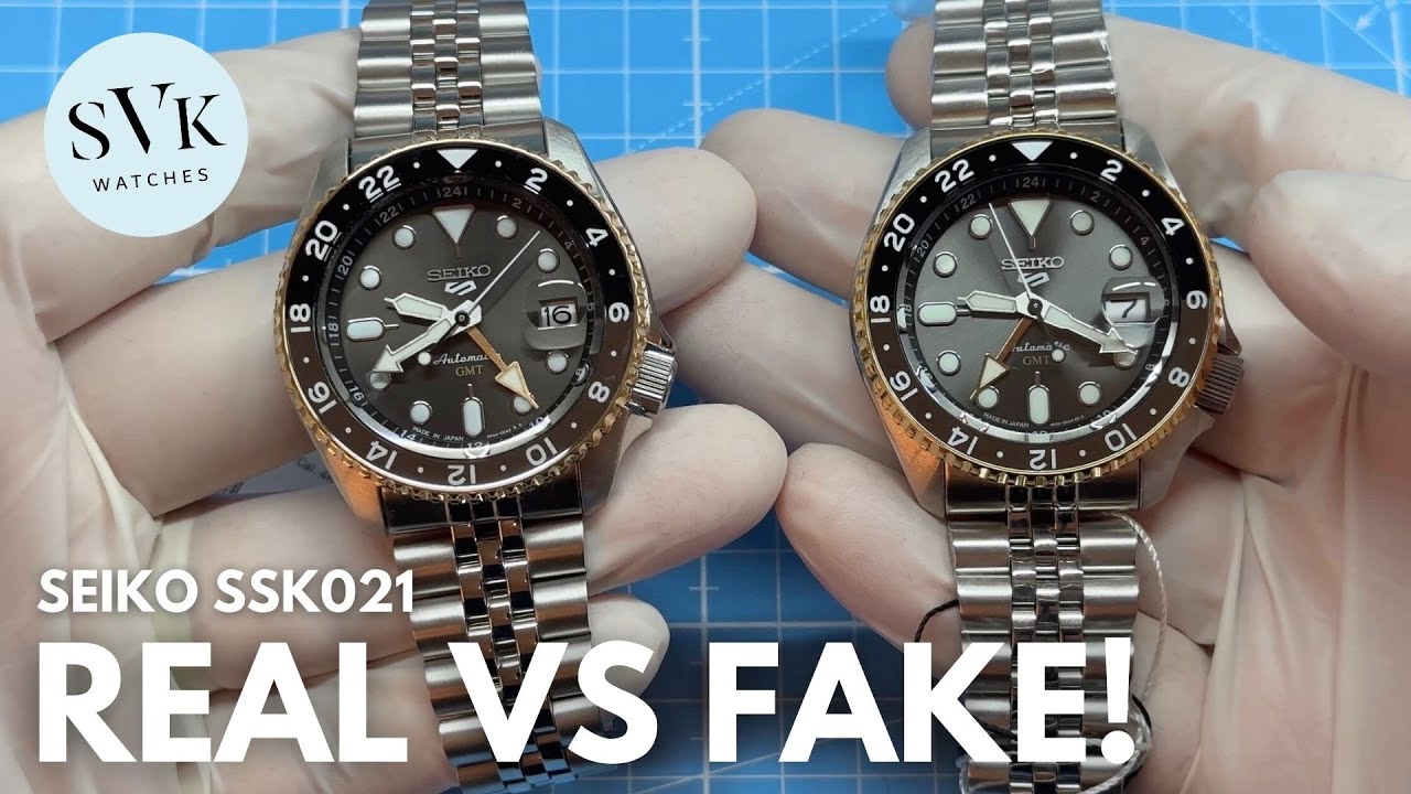 REAL vs FAKE SSK021 - Seiko 5 Sports GMT Scam!