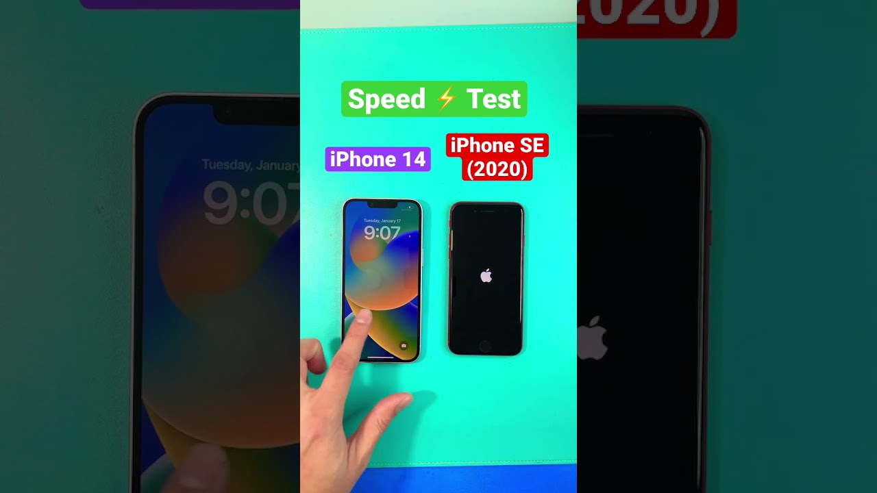 iPhone 14 vs iPhone SE (2020) Speed Test 