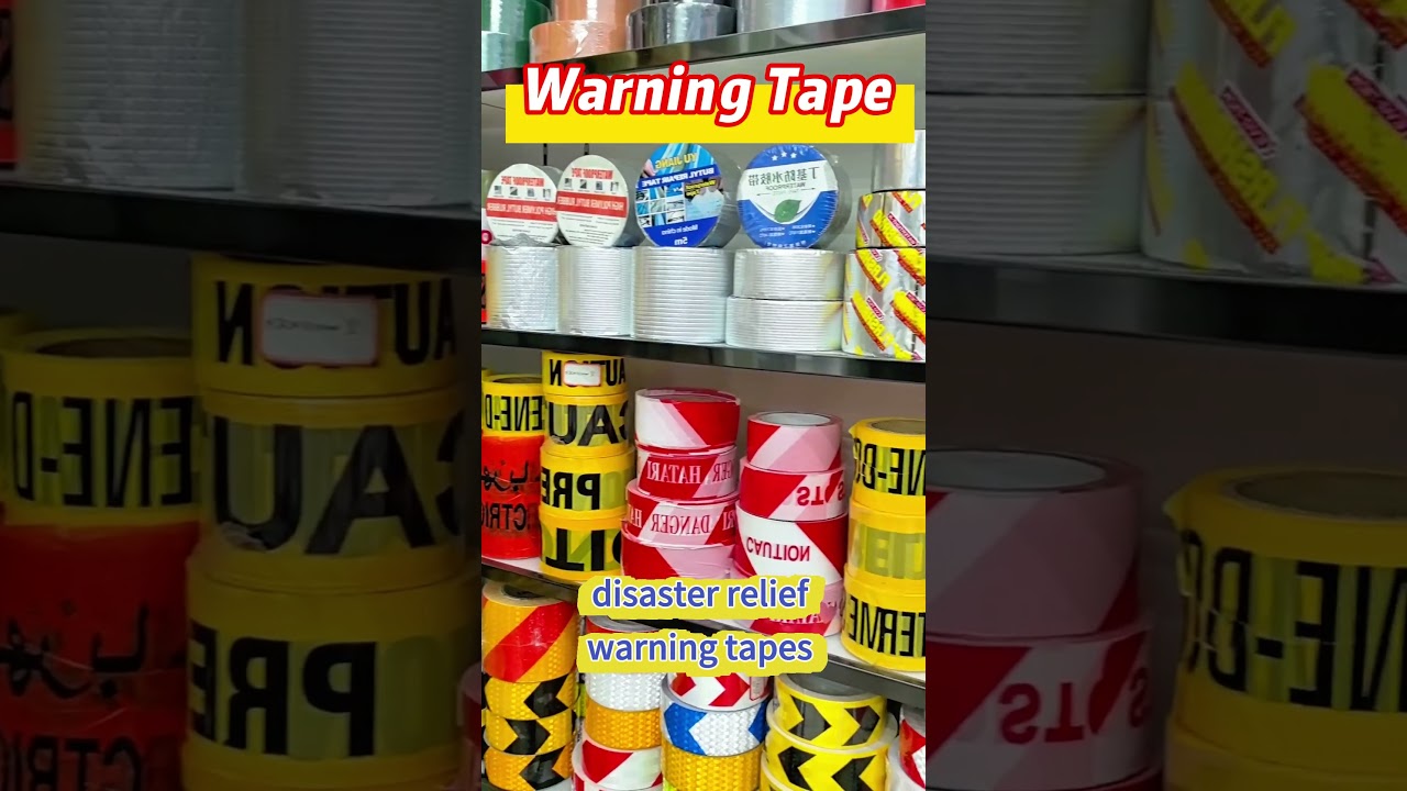 Kabul Afghanistan: 3Min Isolation Disaster Warning Tape
