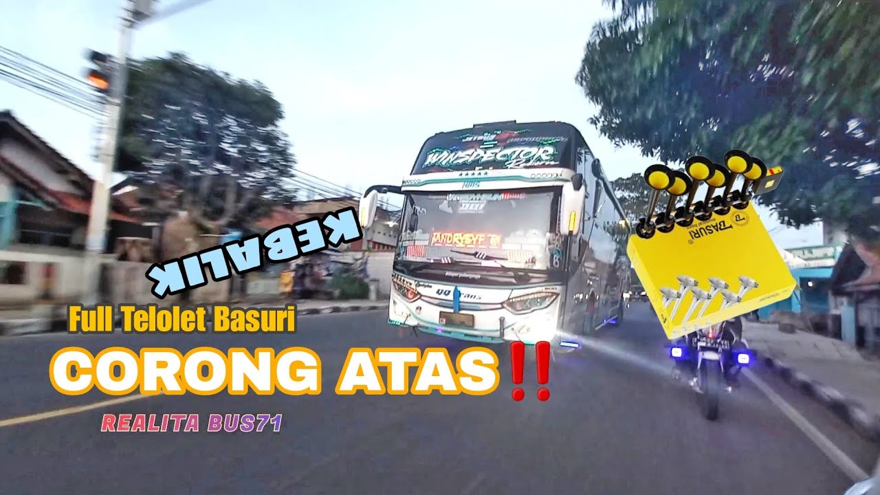 HEBOHKAN CIAMIS‼️ QQ TRANS Winspector Full Basuri Kebalik || REALITA BUS71