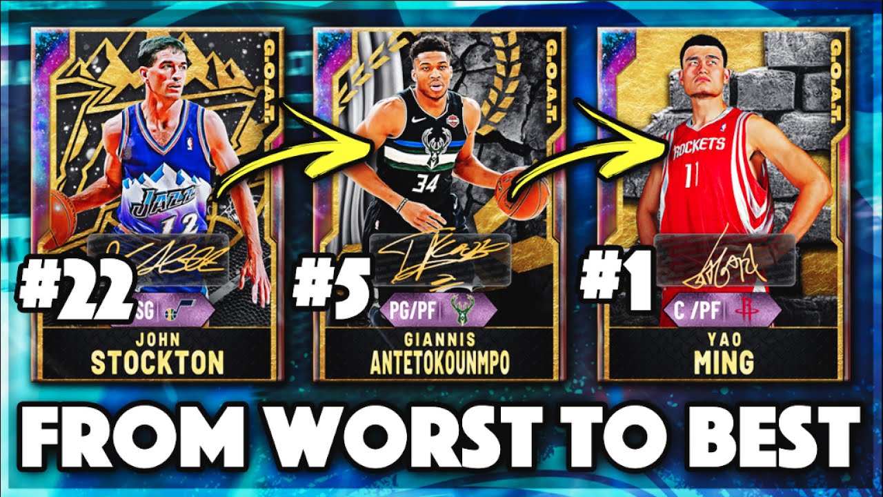 RANKING EVERY GOAT CARD FROM WORST TO BEST IN NBA 2K20 MyTEAM!!
