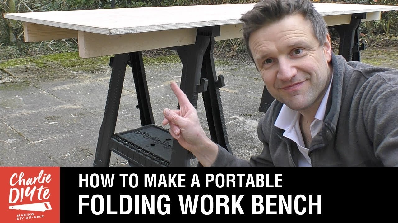 How to Make a Portable Folding Work Bench: Video #1 of 5