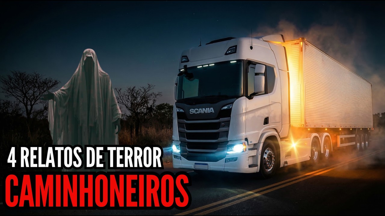 4 RELATOS ATERRORIZANTES DE CAMINHONEIROS - HISTÓRIAS DE TERROR