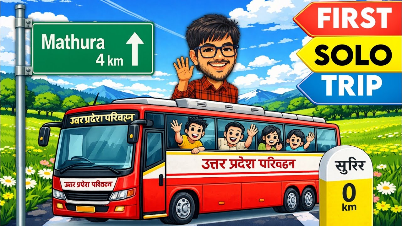 I went on my First Solo Trip to My Village - Mathura 