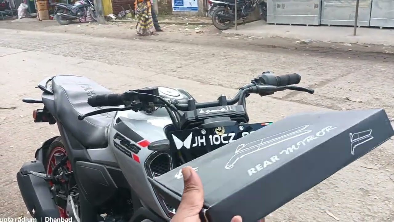 Yamaha FZ mirror Modification ♥️ Aerodynamic stealth mirror installation step| Yamaha FZ 