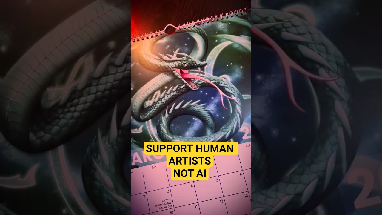 Your reminder to support human artists and not AI #digitalartist