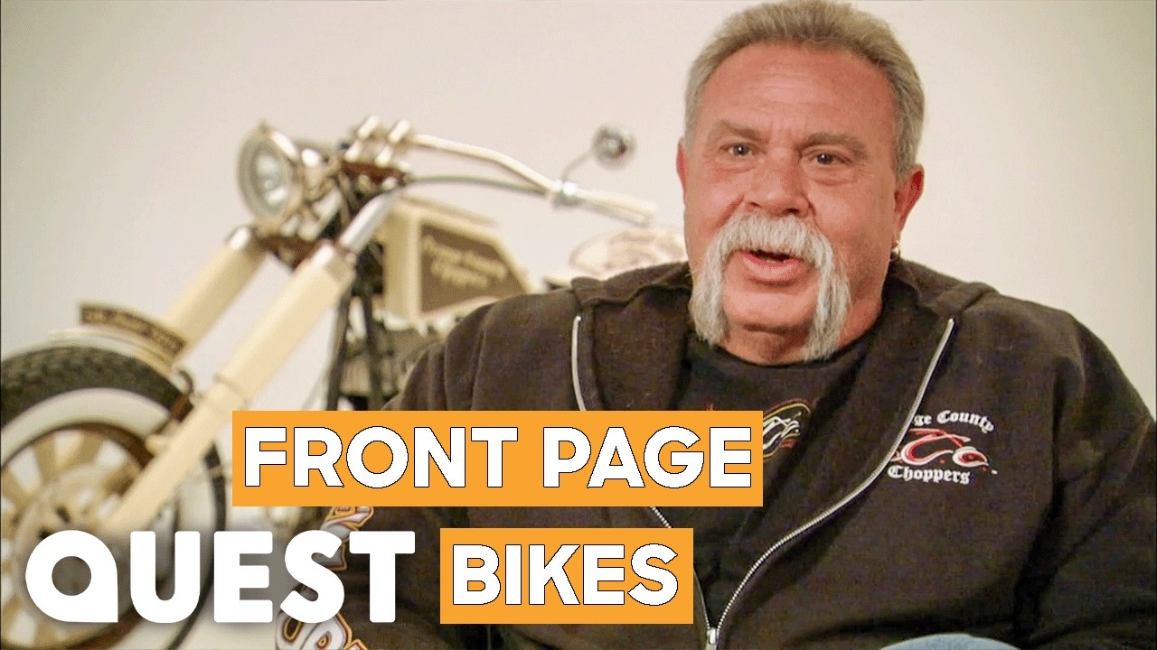 Seniors Vintage Bike Collection Photographed For Magazine Front Page | American Chopper