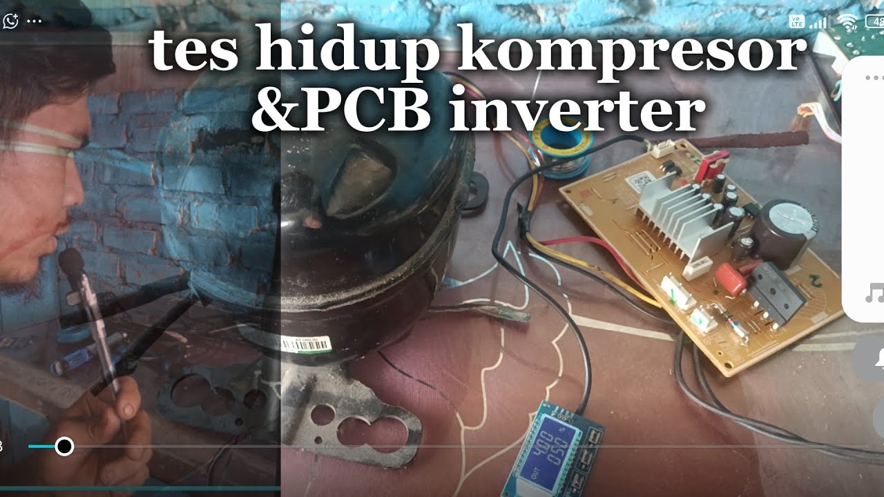 TESS HIDUP COMPRESSOR INVERTER // CARA MENGECEK PCB KULKAS SAMSUNG INVERTER