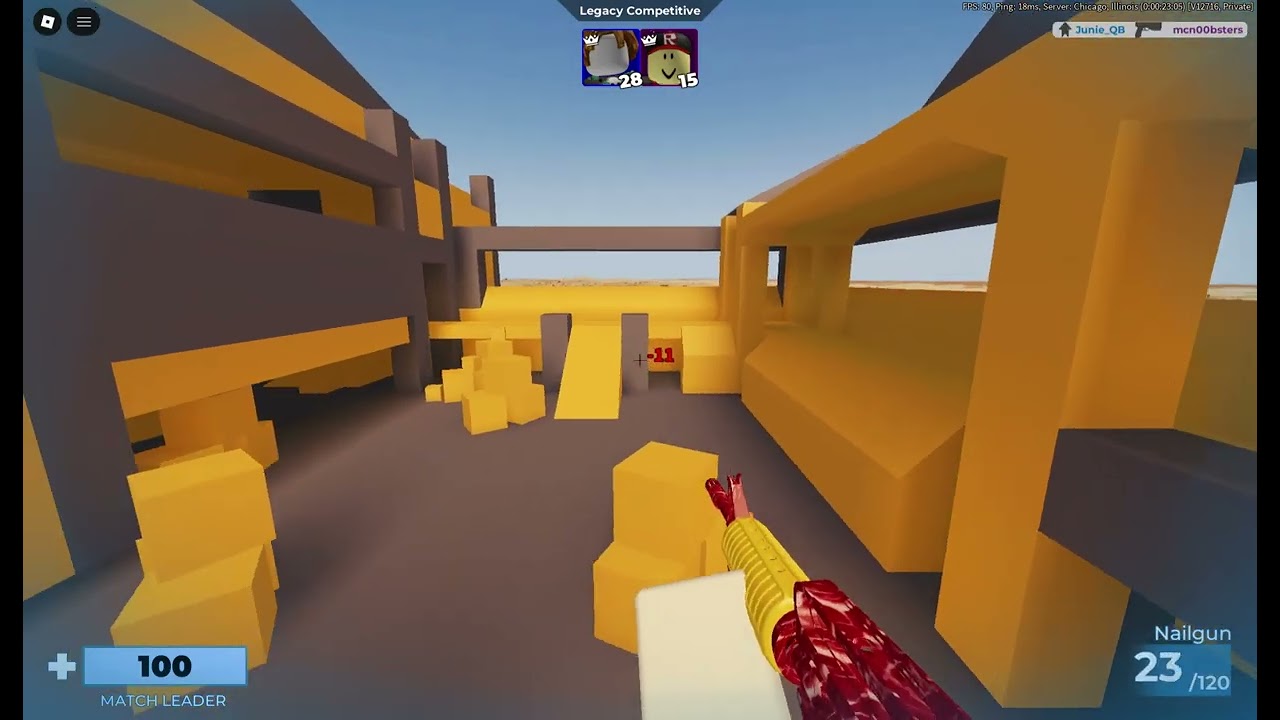 First Arsenal 1v1 on the normal resolution.
