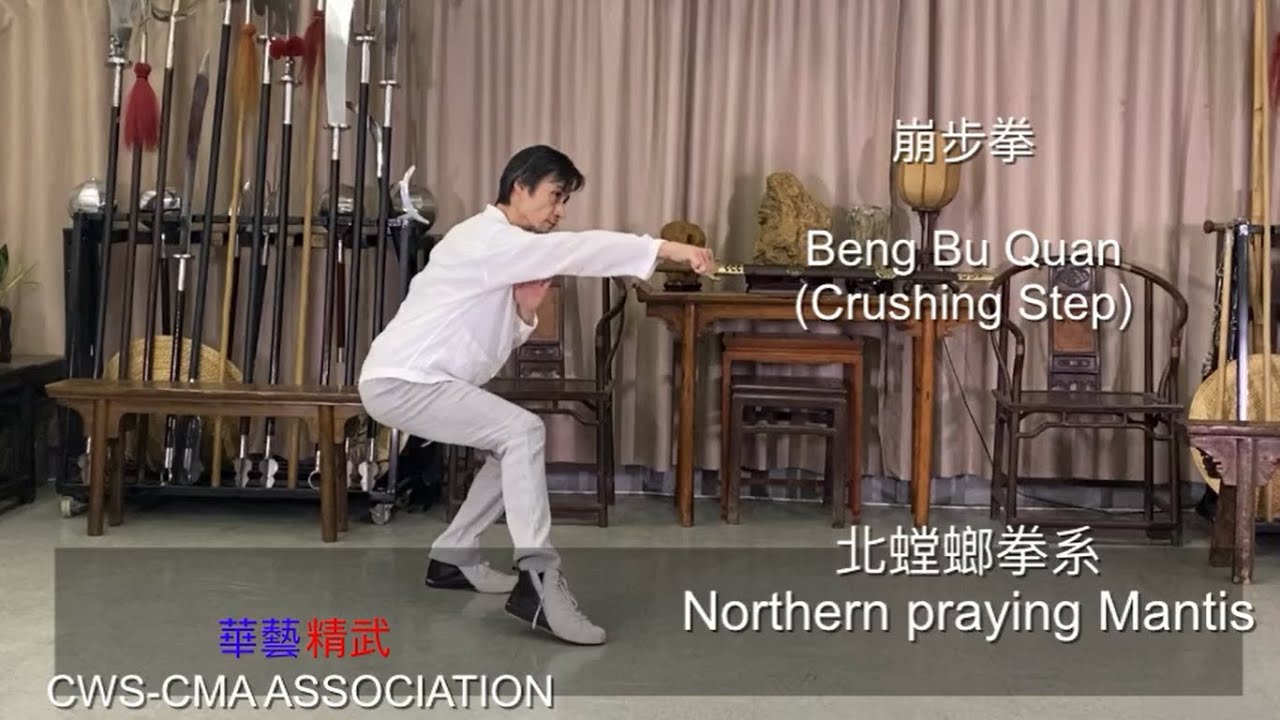北螳螂拳系－崩步拳Northern Praying Mantis - Beng Bu Quan (Crushing Step)