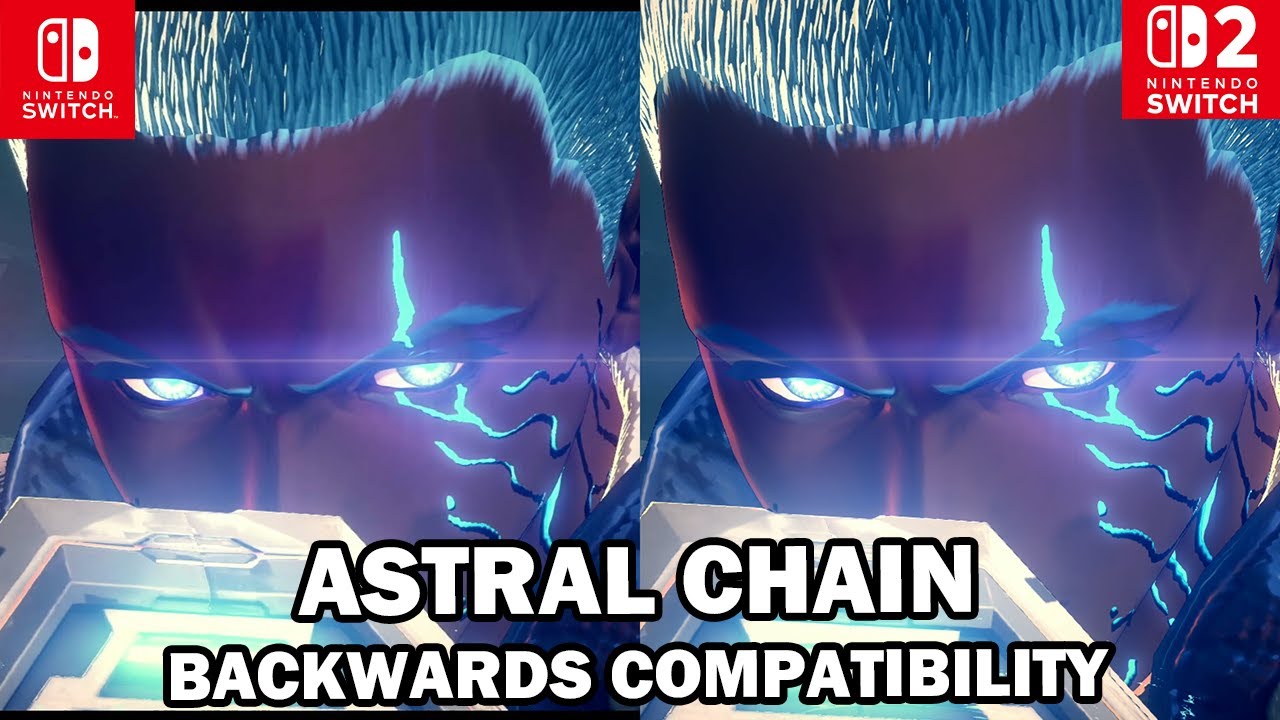 Astral Chain - Nintendo Switch vs Nintendo Switch 2 Comparison (Backwards Compatibility)