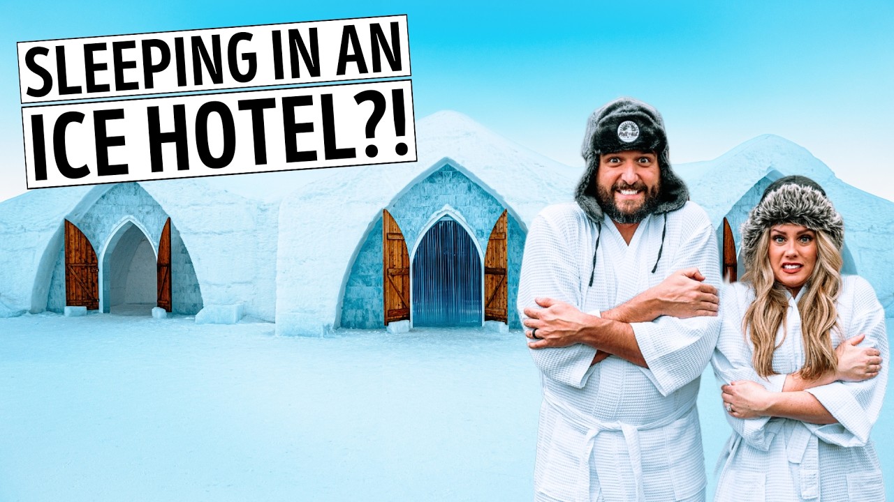 Staying in North America’s Only ICE HOTEL (Hôtel de Glace) in Quebec, Canada (FULL EXPERIENCE)