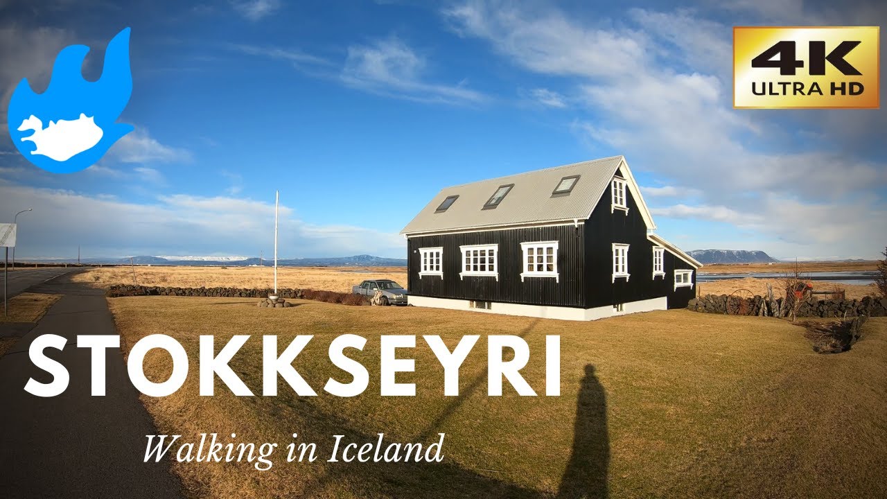 Iceland Walking Tour - Stokkseyri [4K]