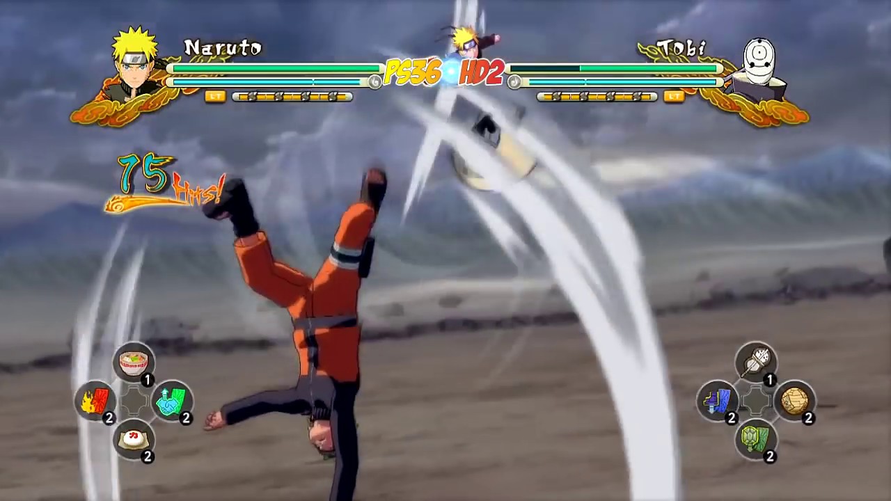 Naruto Shippuden Ultimate Ninja Storm 3: Bijuu Mode Naruto Complete Moveset (Awakening Too)