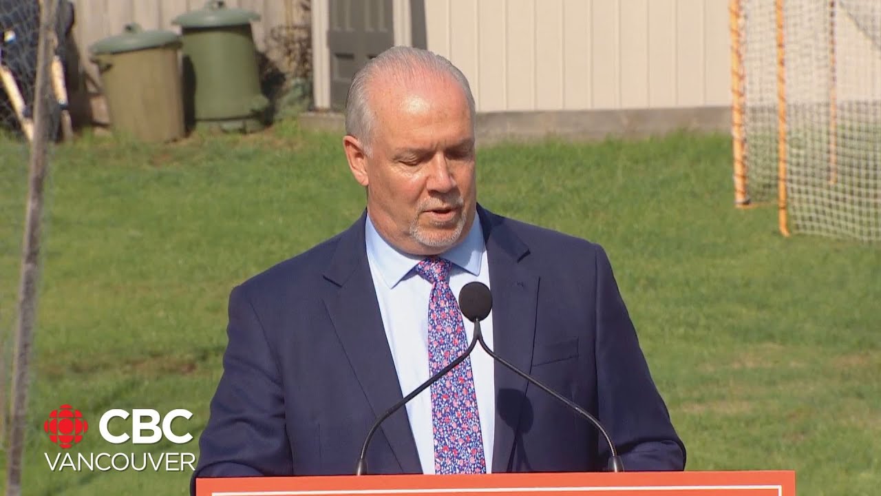 NDP Leader John Horgan calls election for October 24