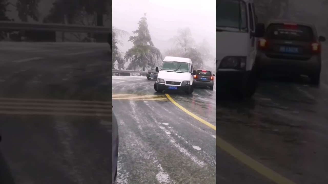 How to drive safely on icy road?