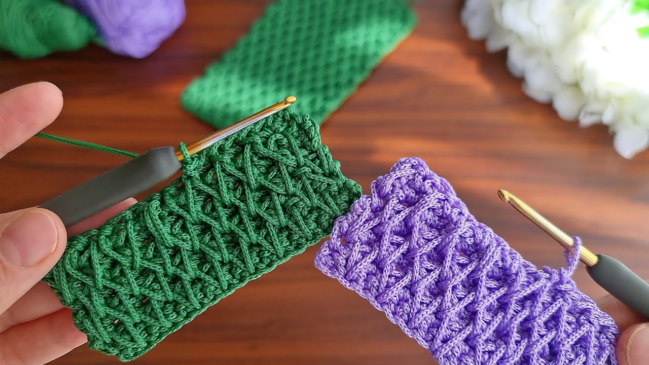 Wow! How to make crochet very easy money gold jewelry wallet mini purse/Para altın takı c&uuml;zdanı &ouml;rme